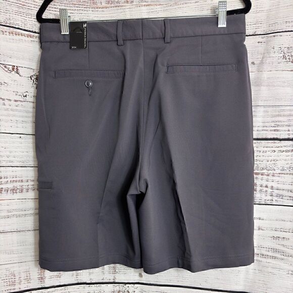 Pebble Beach shorts Mens size W 34 Performance Gray Golf 9 inches Inseam New - Picture 4 of 12